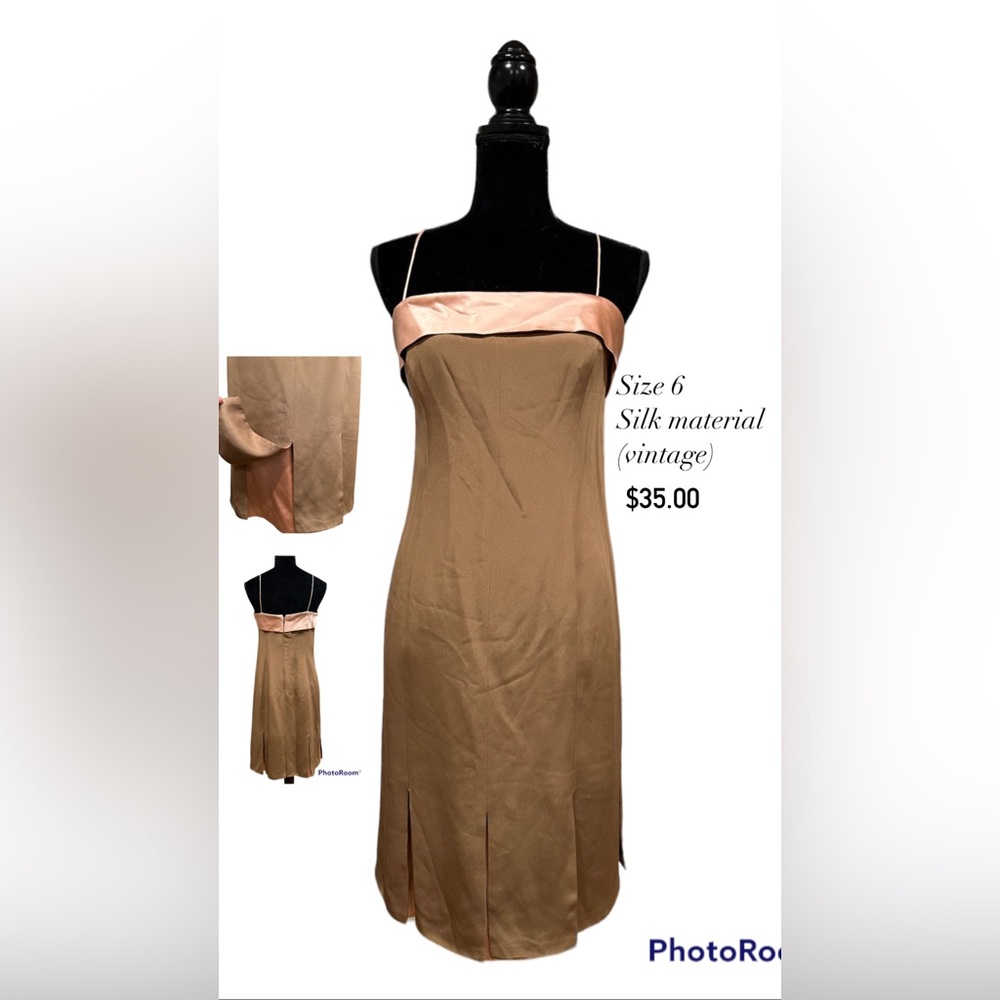 Vintage silk -modern-flapper style dress